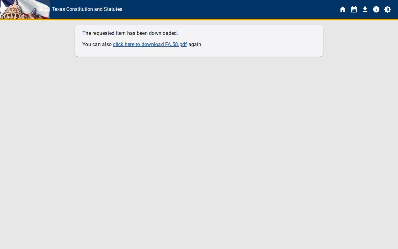 Texas Family Code page on confidential juvenile warrant records